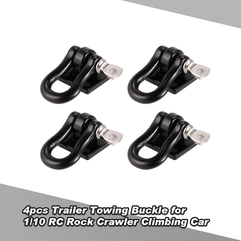4 шт. Радиоуправляемый Трейлер с пряжкой крюк для буксировки 1/10 RC Rock Crawler Axial SCX10
