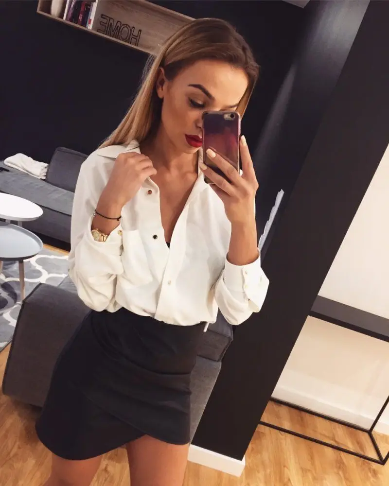 Женская блузка на пуговицах с леопардовым принтом модный Свободный Топ длинным
