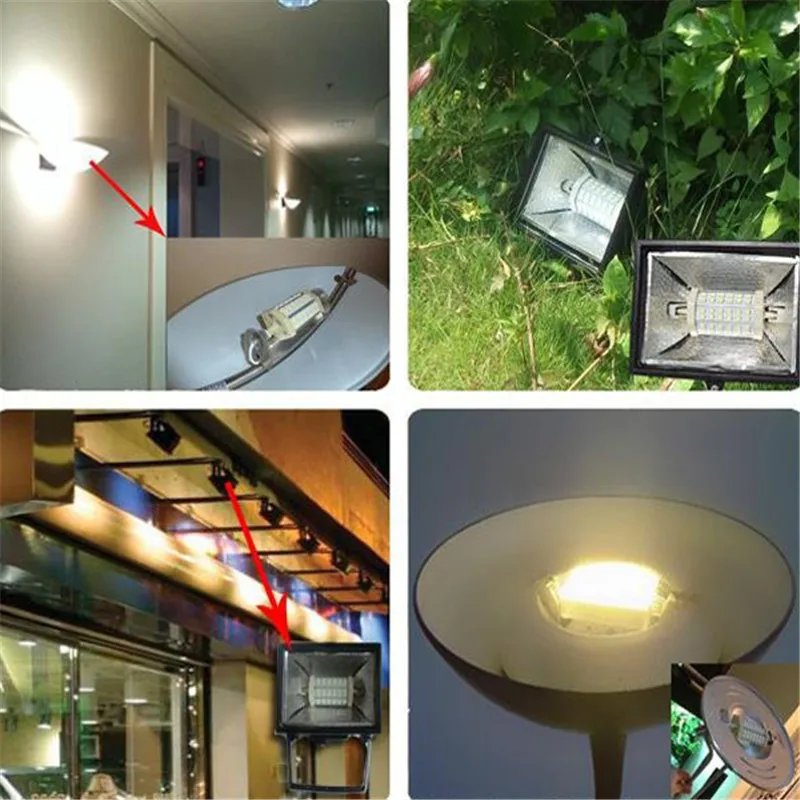 CLAITE R7S 30 Вт 3000LM Высокая мощность 118 мм 64 SMD5730 теплый белый/белый светодиодный