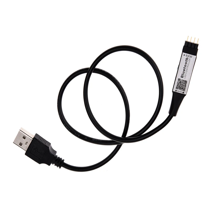 Мини USB DC5V Bluetooth светодиодный RGB контроллер беспроводной IOS/Android RGBW для 2835 5050