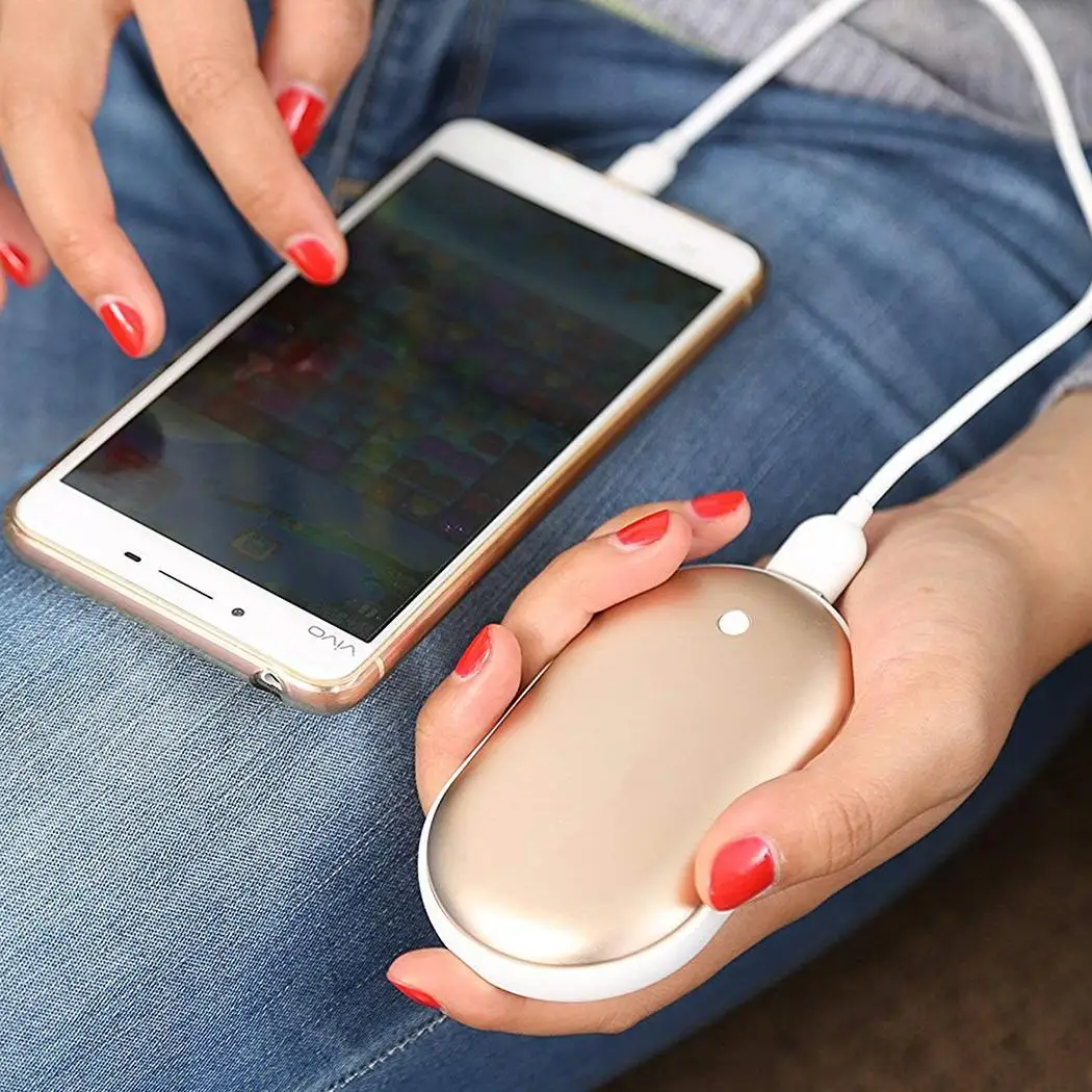4000 мАч Мини-грелка для рук usb зарядка карман 5 В/1A телефон power Bank долгий срок службы