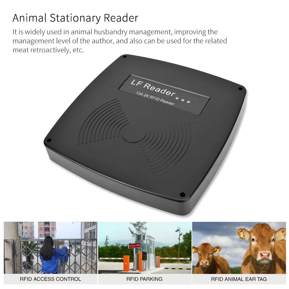 RS485 134 2 кГц радиочастотный идентификатор животных стационарный фиксированный
