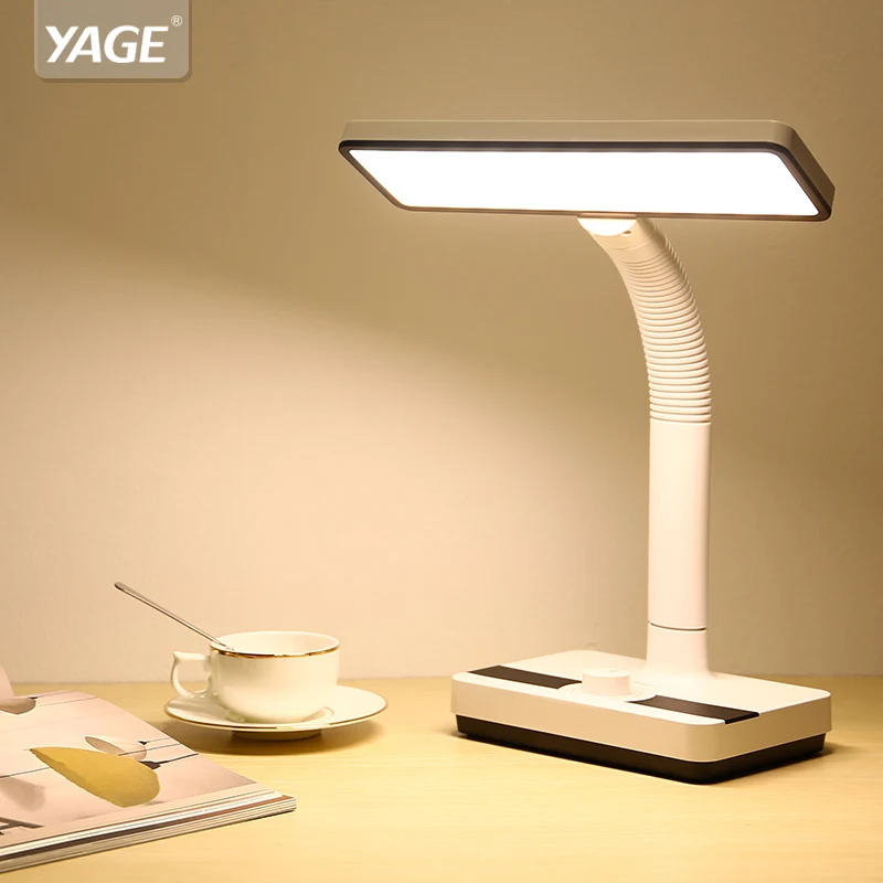 YAGE 1400mAh аккумулятор белый теплый природа свет сид настольная лампа