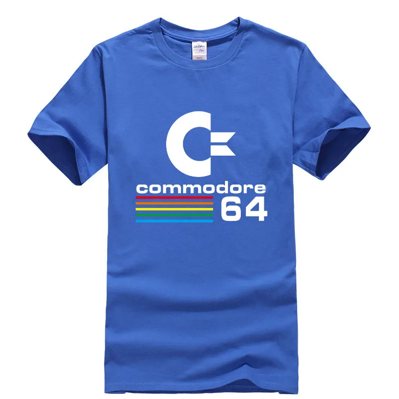 2018 летние Commodore 64 Футболки C64 SID Amiga Ретро 8-бит очень классный дизайн футболки