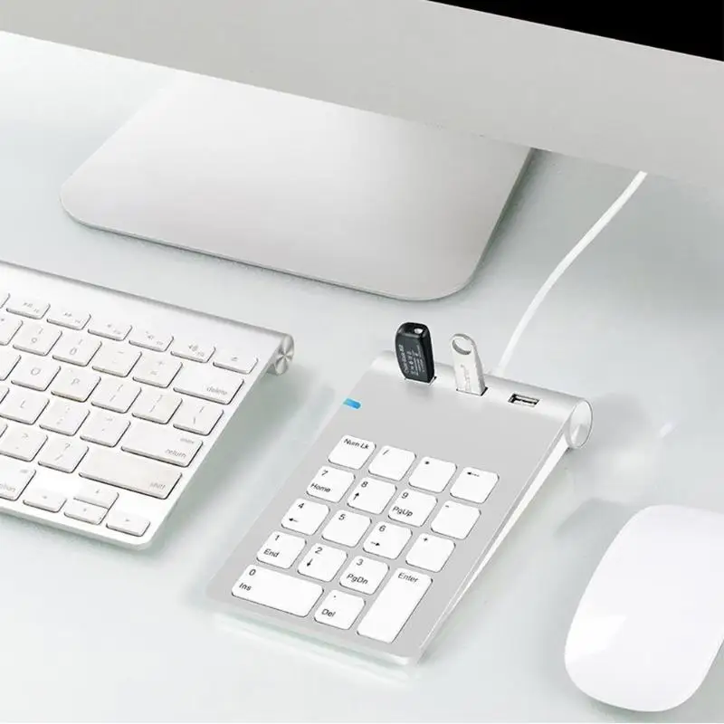Rocketek USB цифровая клавиатура 18 клавиш мини 2 0 концентратор для цифровой клавиатуры