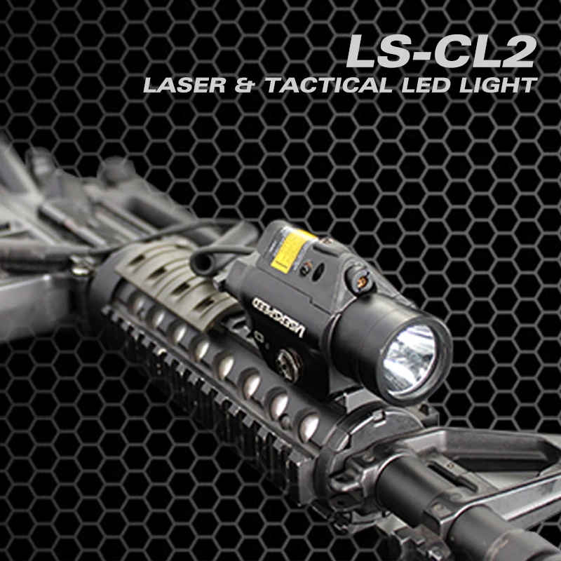 Military Pistol Weapon Light Gun Lazer Pointer Tactical Laser Flashlight Combo for air gun hunting self defense | Спорт и
