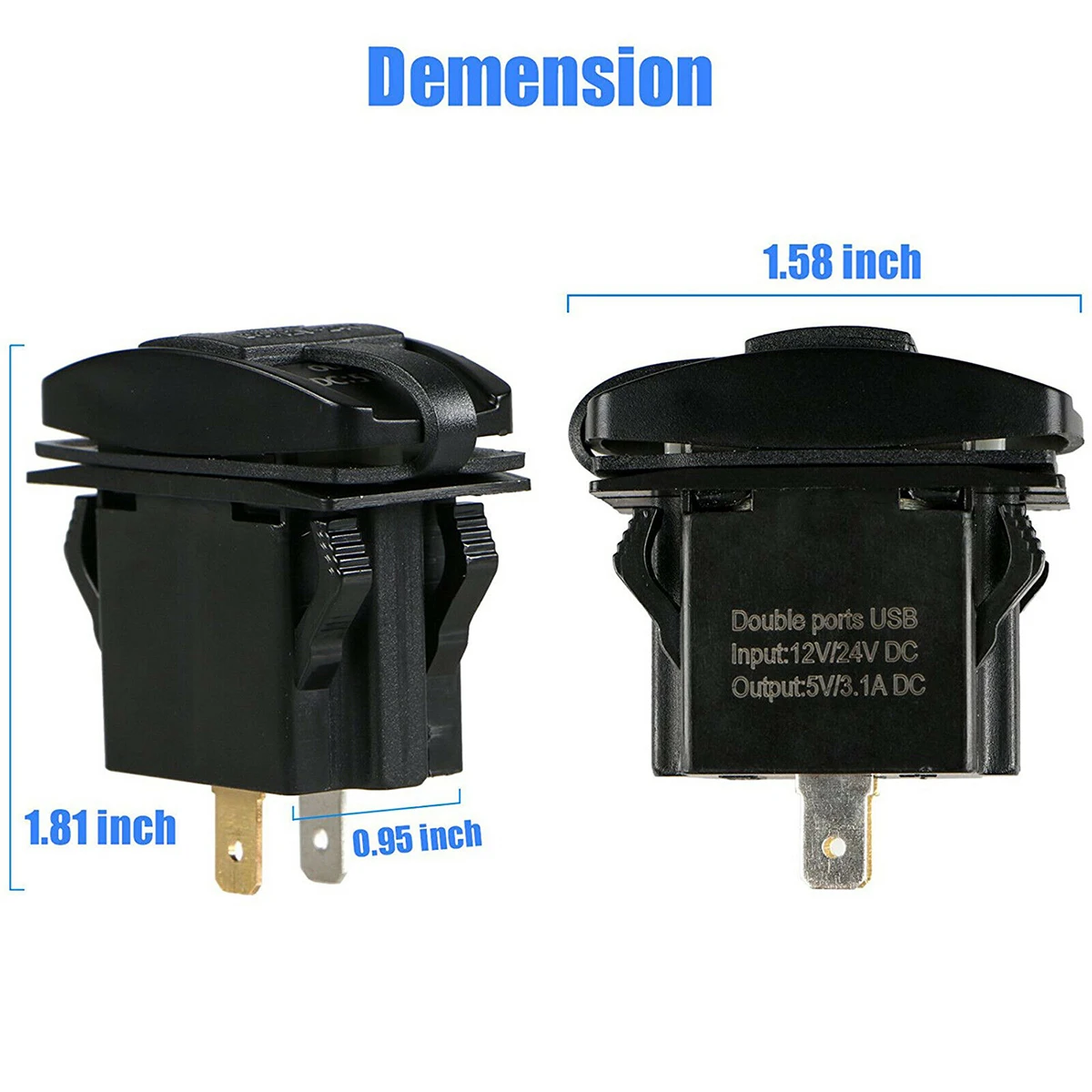 Универсальное автомобильное зарядное устройство SOONHUA 3 1 а с двумя USB