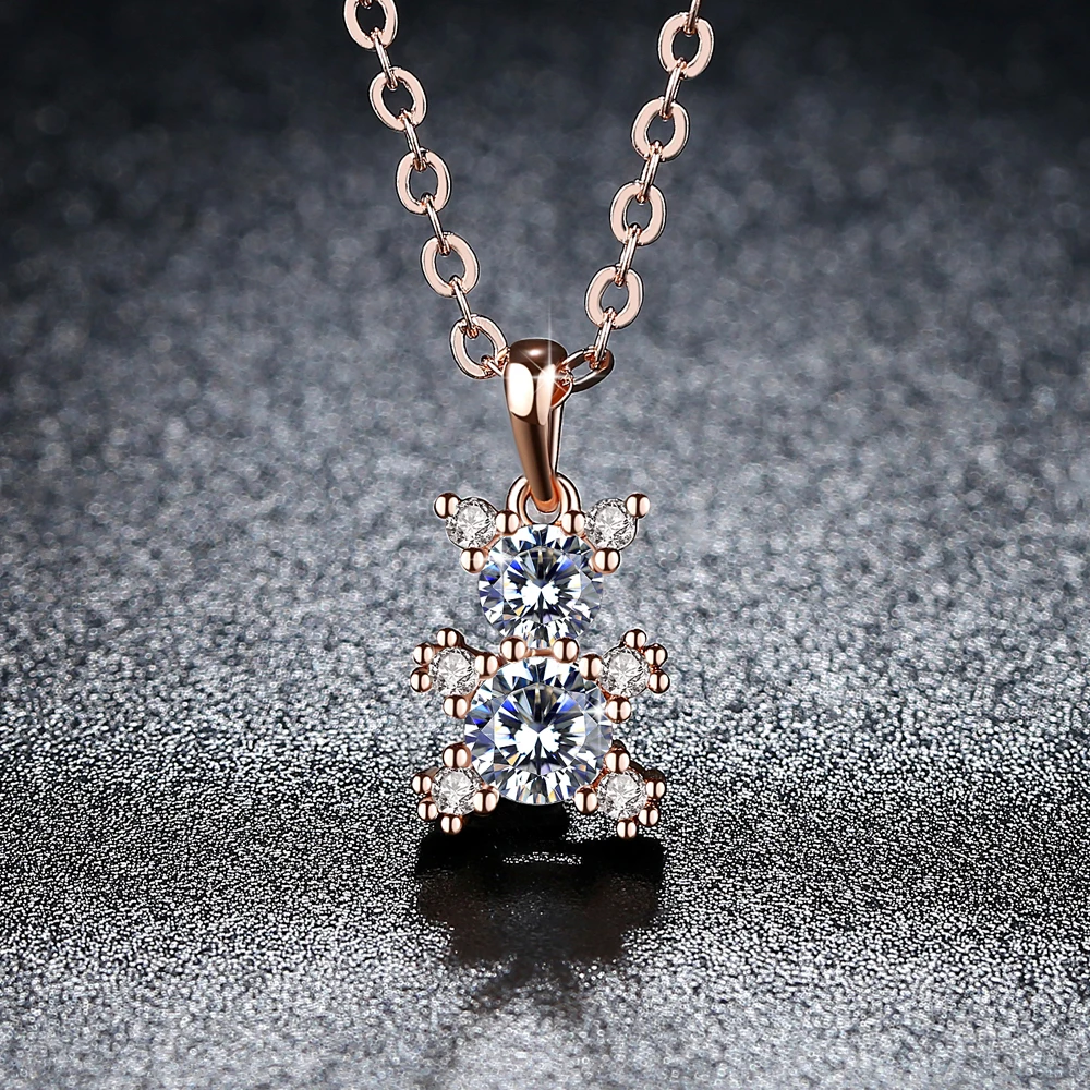 Simple Bear Necklace Hot Selling Personality Micro Zigzag Pendant Jewelry | Украшения и аксессуары