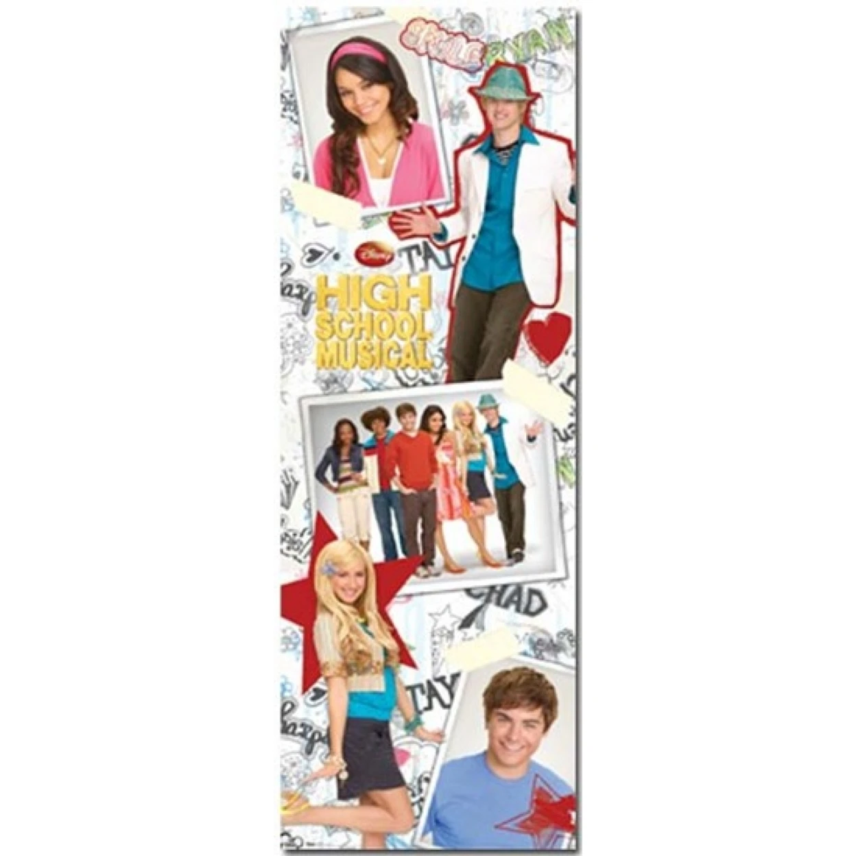 Disney High School Musical Yearbook плакат с изображением двери Print (21x62)| |