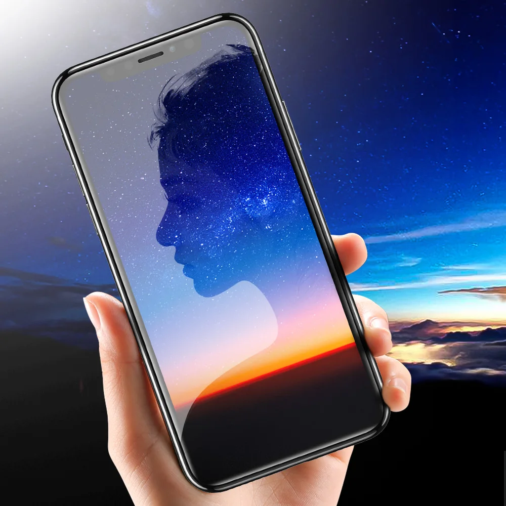 KISSCASE 9D Защита экрана для iPhone 6 6s 7 8 Plus взрывозащищенное Закаленное стекло X XR XS MAX