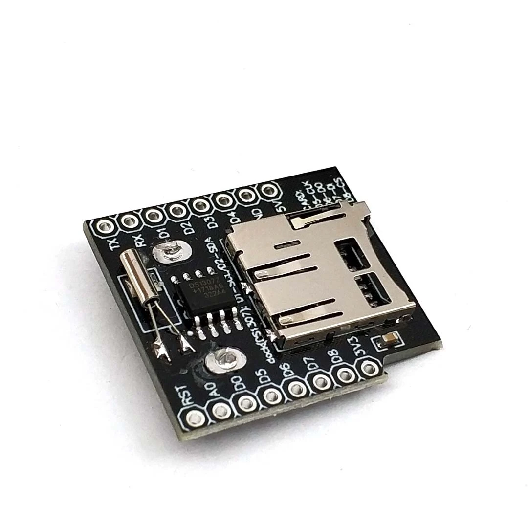 Щит регистратора данных в реальном времени для Micro SD WeMos WIFI D1 Mini Board + RTC DS1307 Clock Arduino