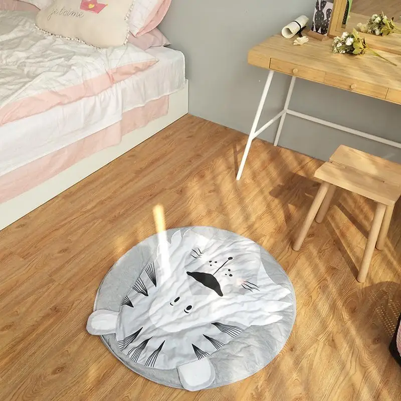 Новые детские коврики тигра ситец детская Сканирование мат игровой коврик