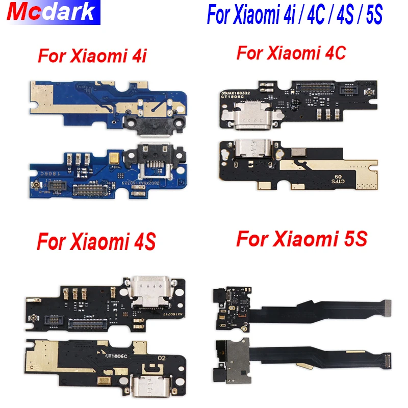 Mcdark для Xiaomi Mi 4C Mi4i USB зарядный порт Jack Док-станция разъем плата зарядки гибкий