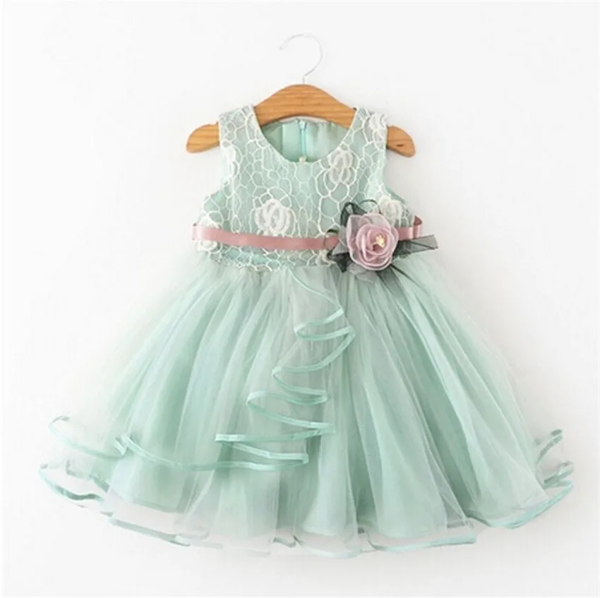 pudcoco Baby Girl Sleeveless casual Dress Princess Pageant baby girl Lace Tutu Dresses | Детская одежда и обувь