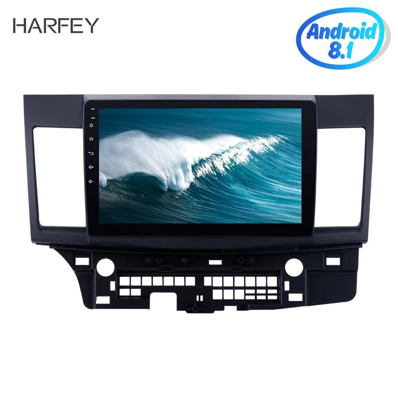 Harfey 10 1 &quotGPS Navi Стерео Автомобильный мультимедийный плеер для 2008 2015 Mitsubishi Lancer ex HD