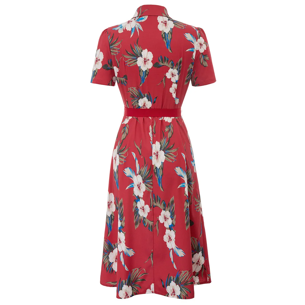 Женское винтажное платье-трапеция BP летнее Повседневное платье в стиле бохо с