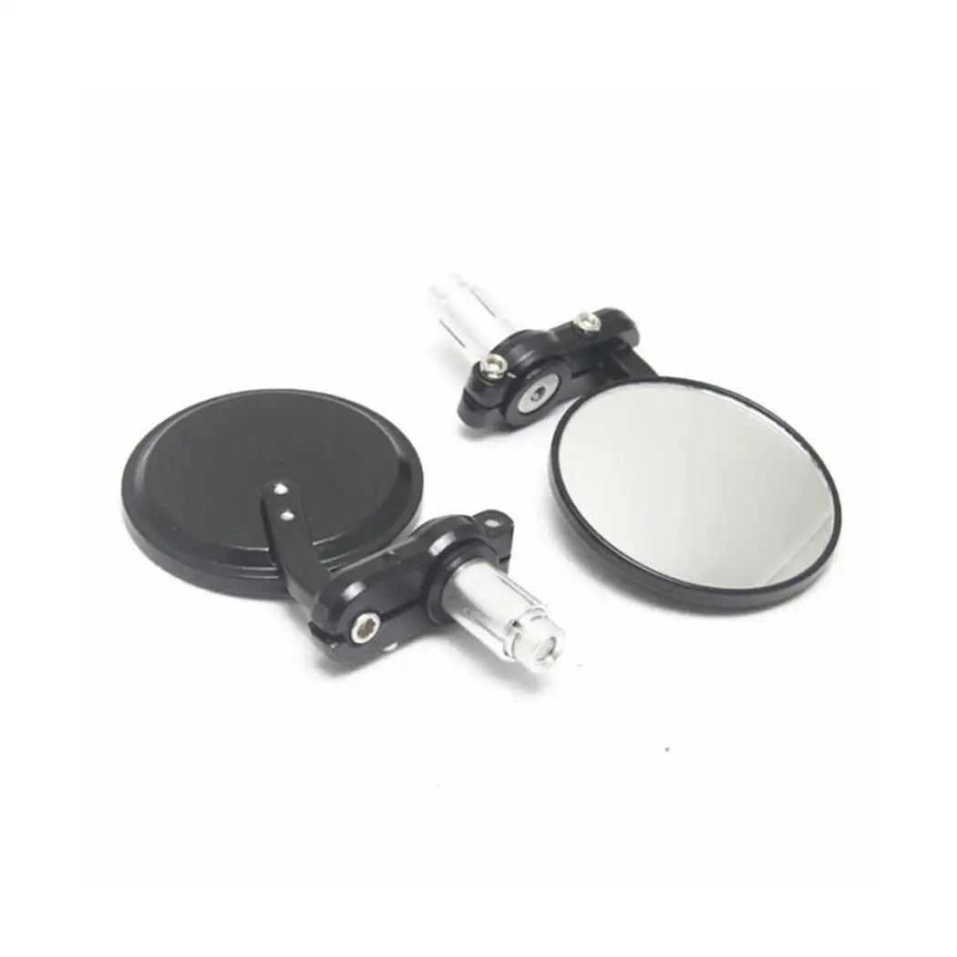 Ретро Складная ручка заднего вида зеркальный отражатель черный зеркало мотоцикл