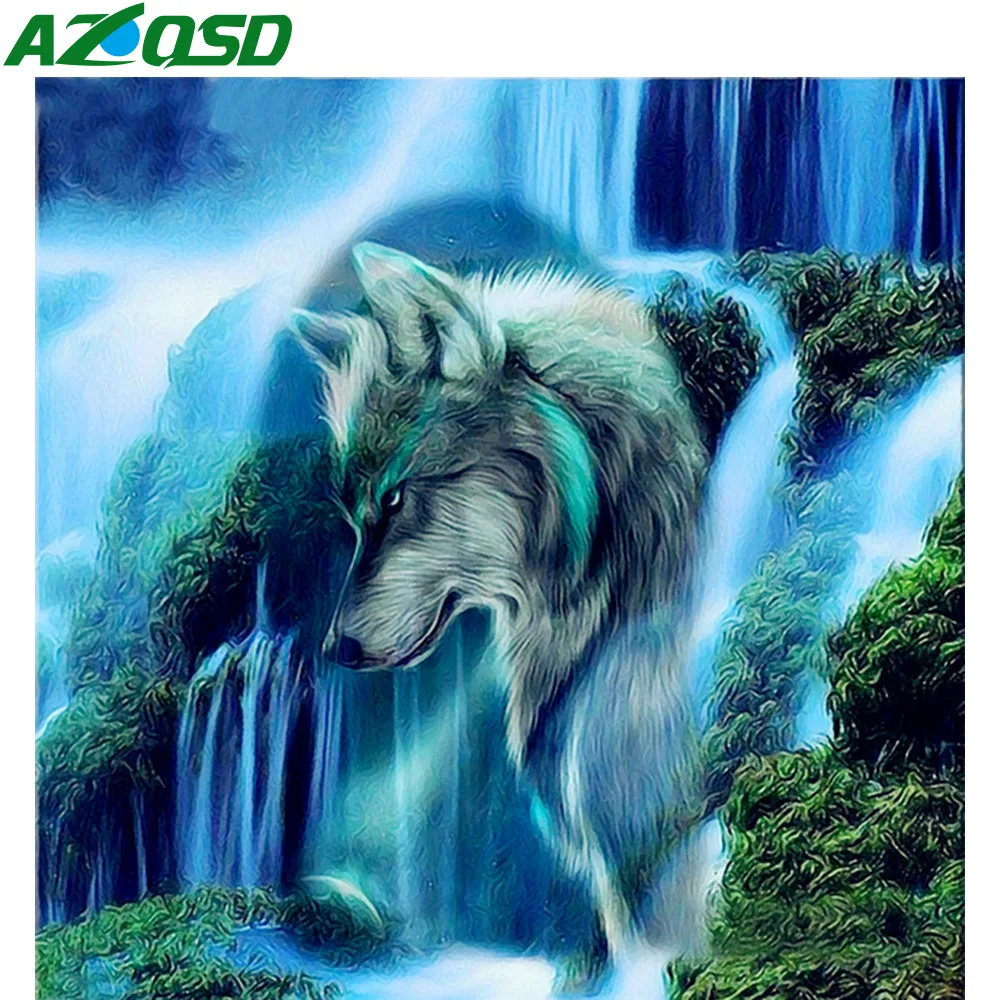 Алмазная мозаика AZQSD вышивка крестиком украшение для дома ручной работы алмазная