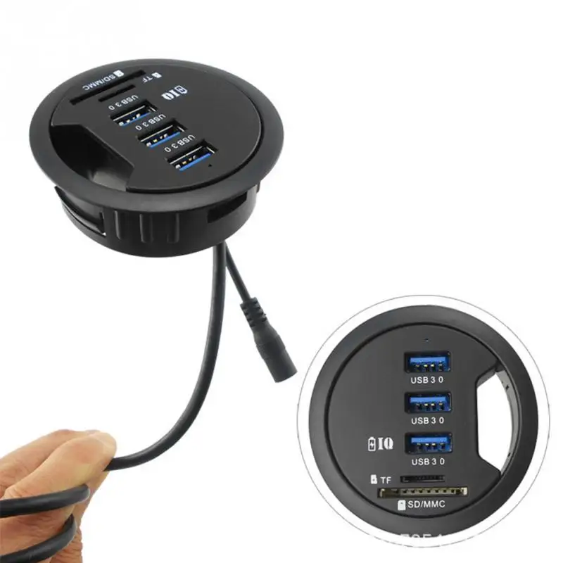 Настольный концентратор USB3.0 с тремя портами высокоскоростной разветвитель