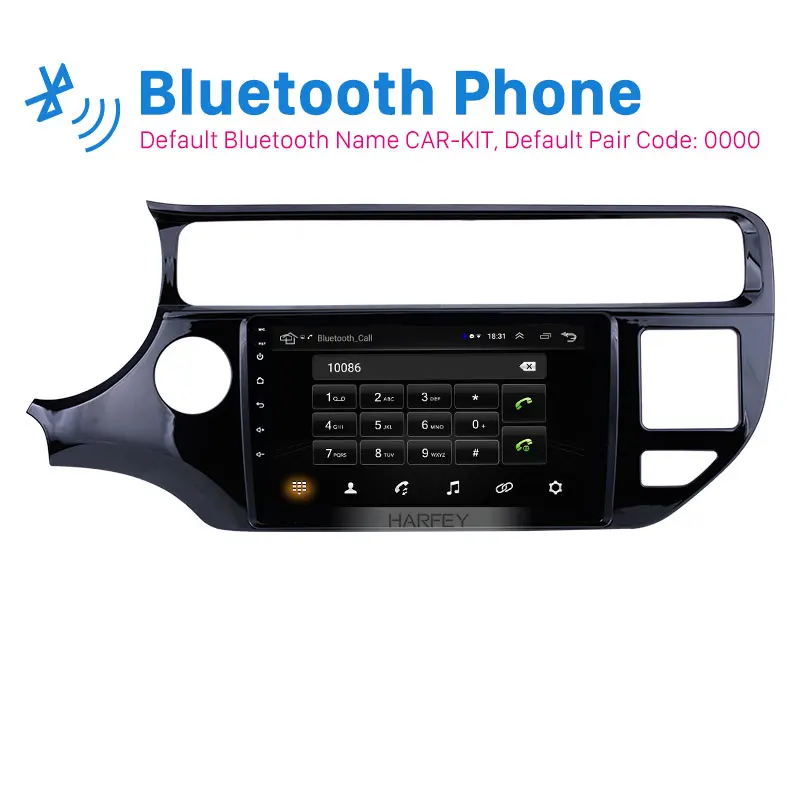 Автомагнитола Harfey для KIA Rio LHD 2012 2013 2014 2015 с поддержкой Wi Fi Aux USB и SD|Автомагнитолы| |