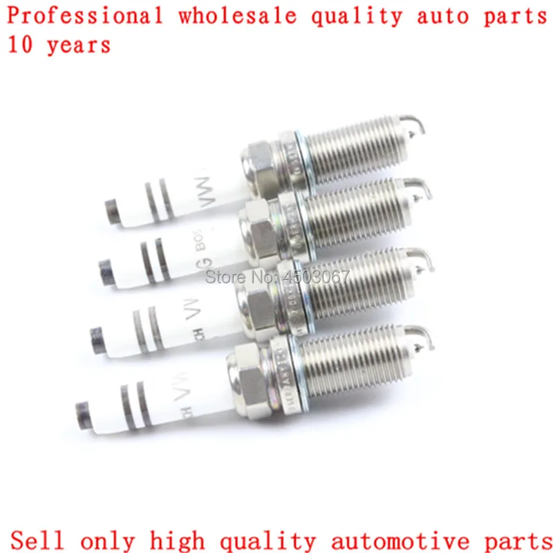 4 шт. оригинальная Свеча зажигания 06K905611C для Audi A3 A6 TT Quattro S3 2015 2016 1.8L 2.0L