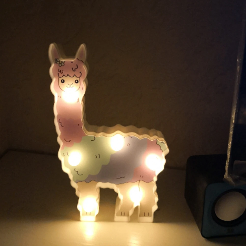 Llama декоративные игрушки для детей Настенный декор ночник беременных женщин