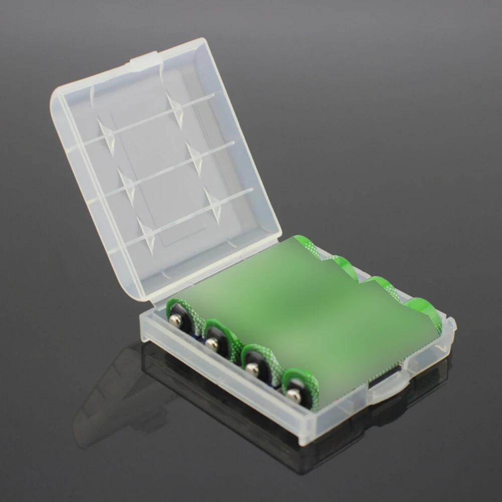 Прозрачный чехол для хранения аккумуляторов AA/AAA|Коробки и ящики хранения| |