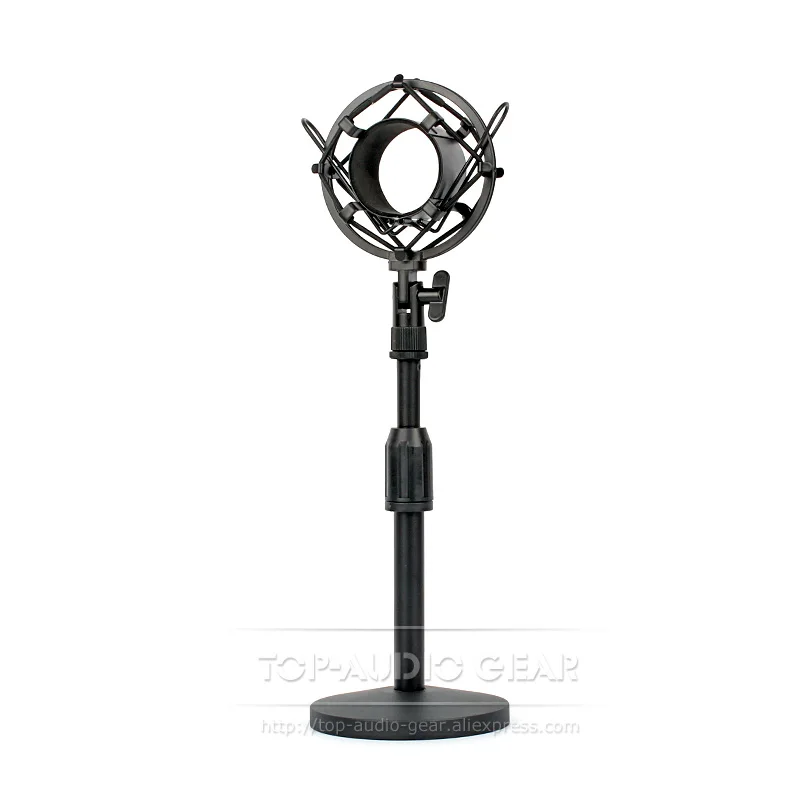 For Blue Yeti Nano USB Recording Microphone Stand + Suspension Spider Shock Mount Shockproof Condenser Mic Clip Tabletop Holder |