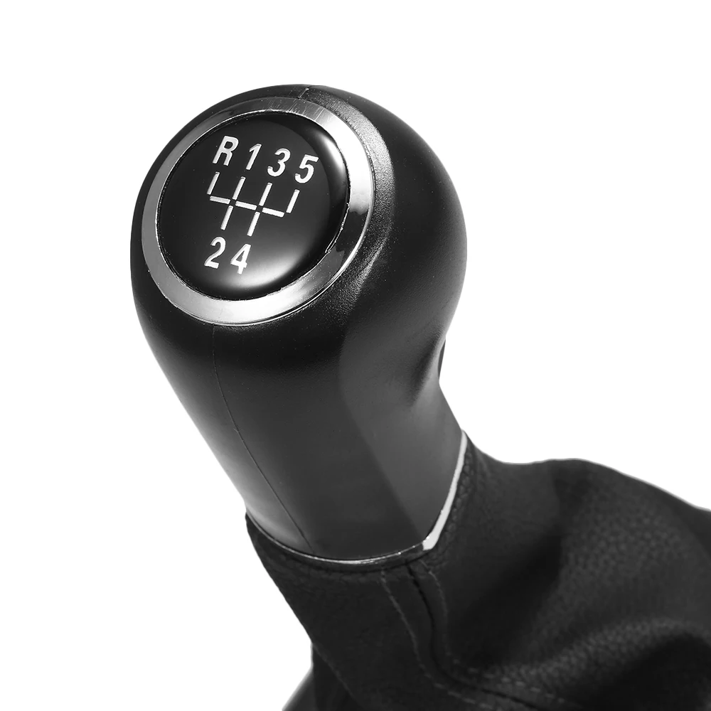 5 скоростей ручка переключения передач крышка кожаная Пыленепроницаемая Крышка