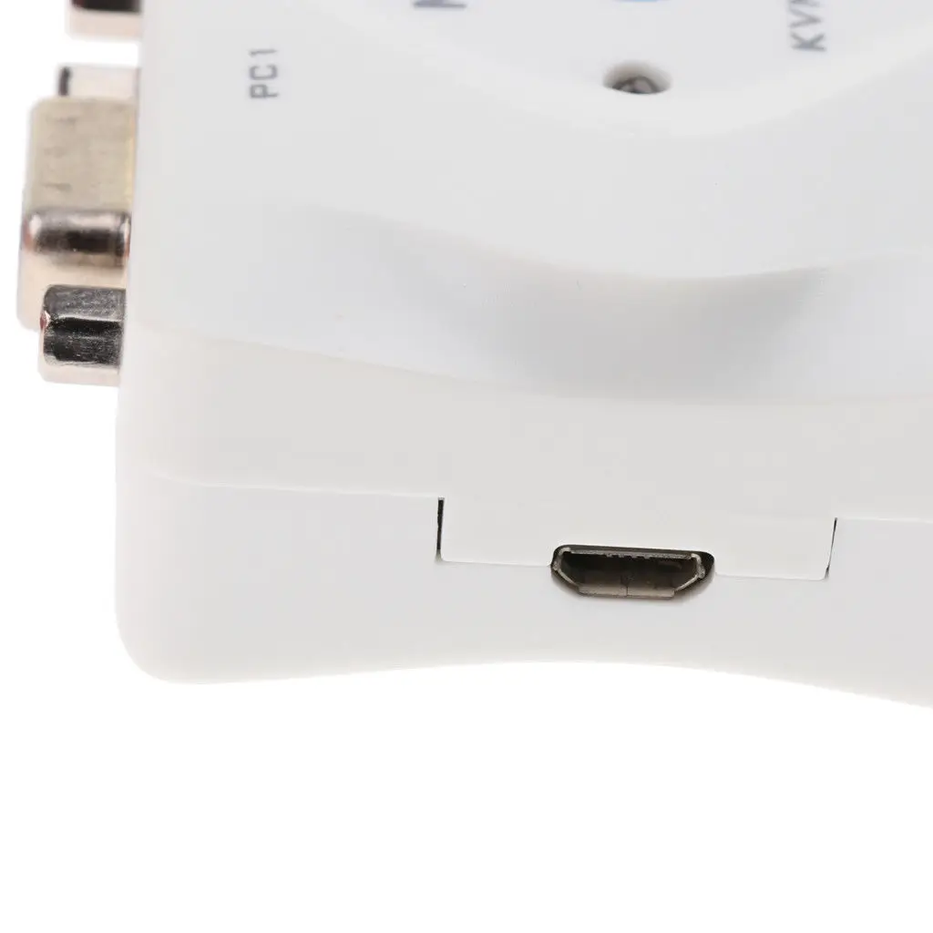 2 в 1 4 порта Usb 0 Kvm переключатель с кабелем для двух мониторов клавиатура мышь 1920x1440