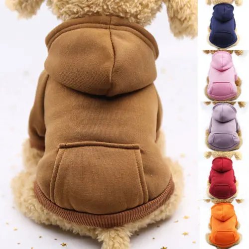 Зимнее пальто толстовки новая одежда теплый комбинезон для собак кошек щенков