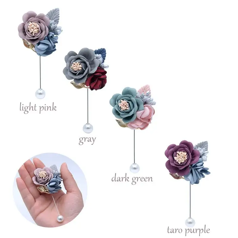 Свадебные принадлежности тканевая бижутерия в Корейском стиле брошь для жениха