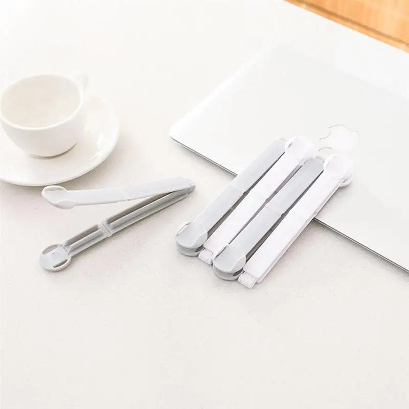 5 шт. пластиковые зажимы для пищевых пакетов хранения свежих закусок