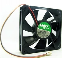 nidec a34346 55 12cm dc 12v 0 33a 12012025mm 2 wire dual ball bearing chassis power supply cooling fan
