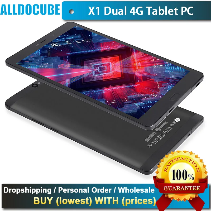 ALLDOCUBE X1 (T801) двойной 4G Tablet PC 8 4 &quotAndroid 7 1 mtk6797 десять ядер 4G/6 палец признание Bluetooth 0
