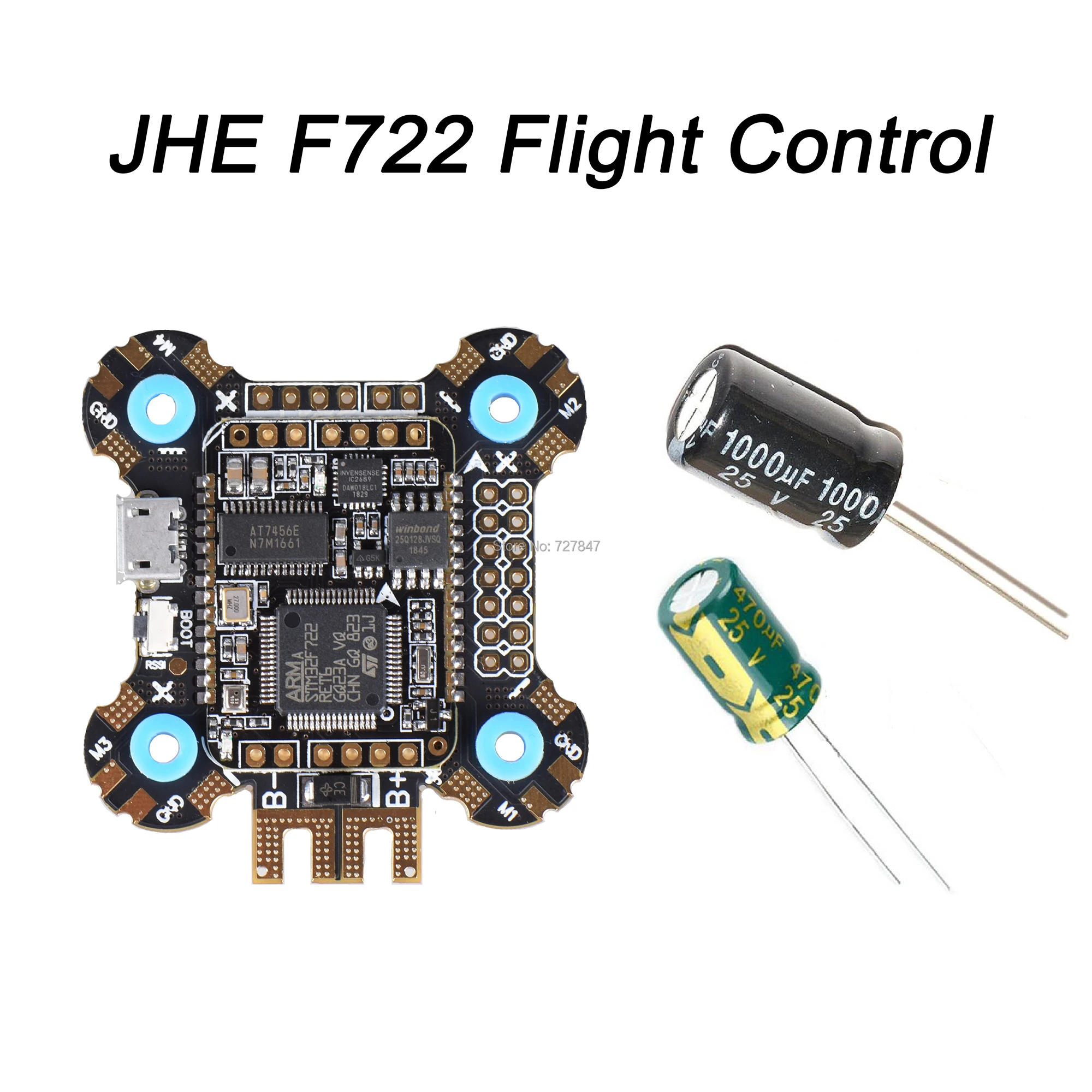 Контроллер полета JHE F722 STM32F722 встроенный барометр OSD BMP280 BEC 5 В для