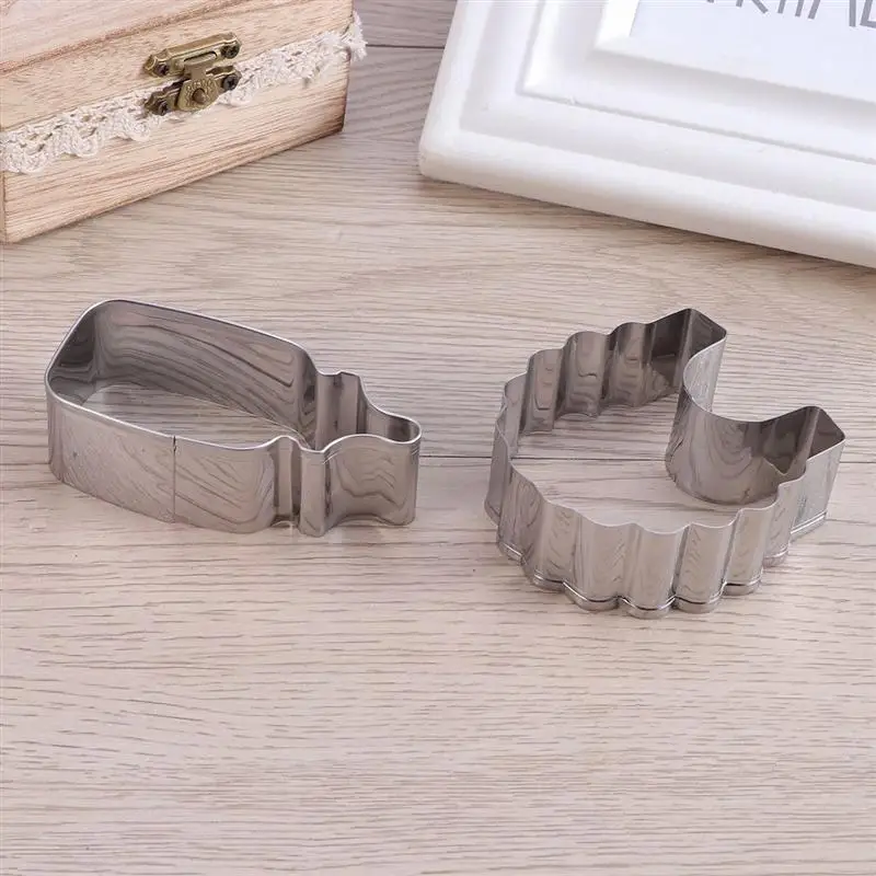 5 шт./компл. формочки для печенья DIY из нержавеющей стали милый детский душ резак