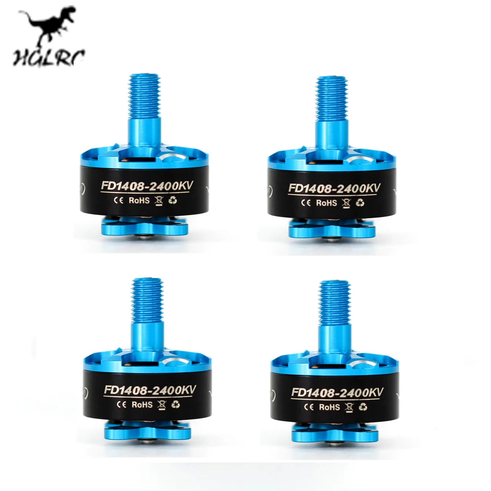 Бесщеточный мотор HGLRC Forward 1408 2400KV 5-6S 3600KV 3-4S для радиоуправляемого дрона FPV