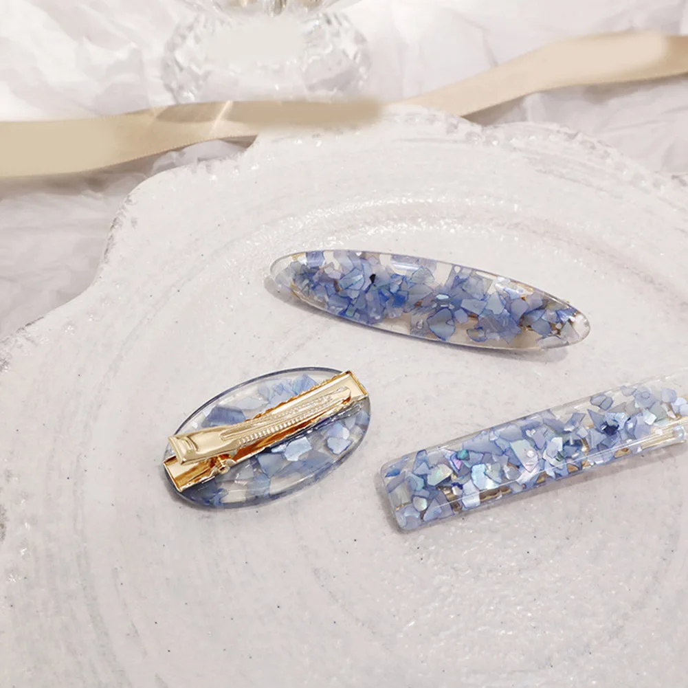 

2019 New Korea Pink Shell Hairpins Fashion Geometric Oval Hair Clips Women Japan Chic Hairgrips Barrettes Hair Accessories