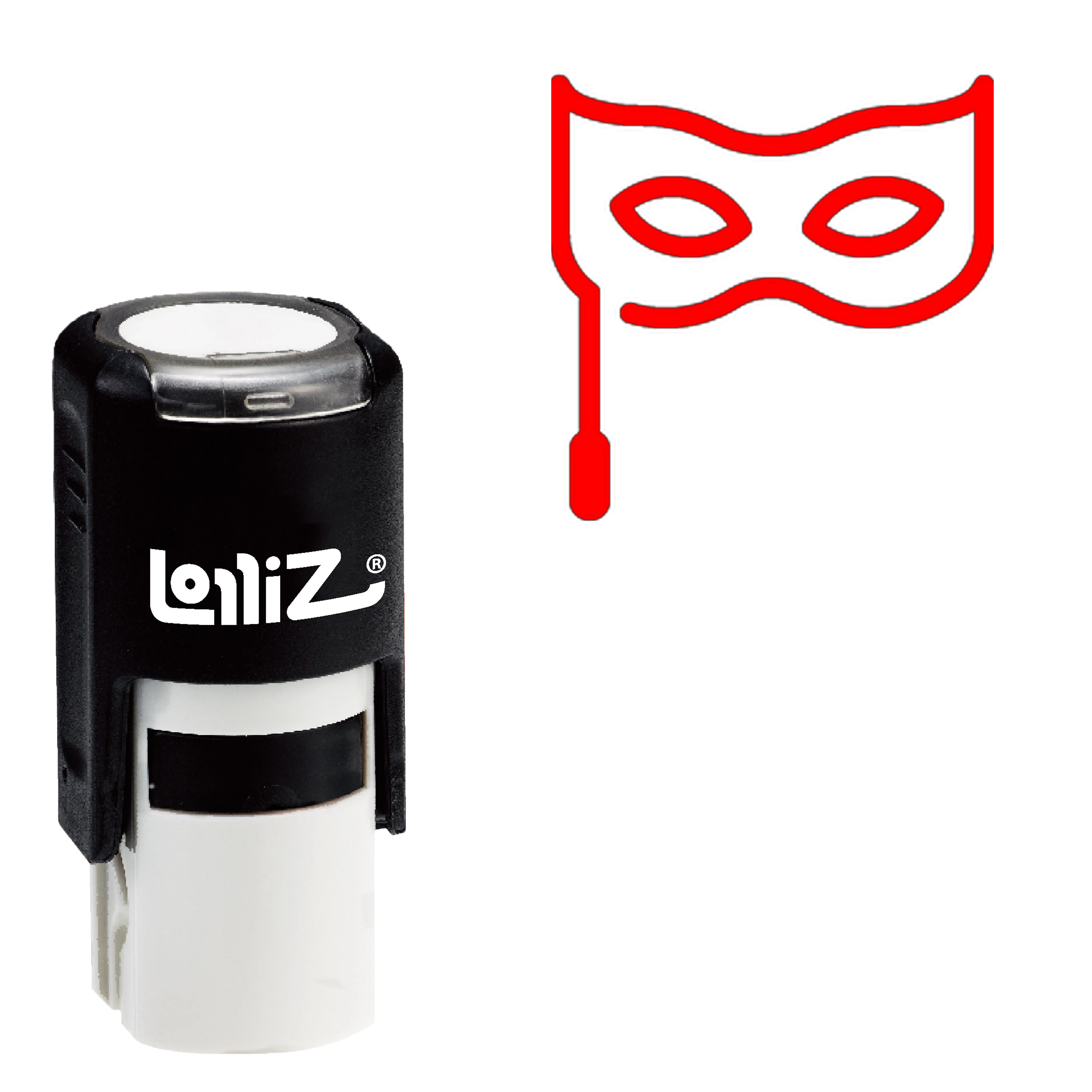 

LolliZ Mask Self-Inking Rubber Stamp - Modern Symbol Series