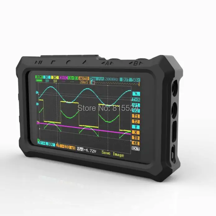 DSO213 DS213 цифровой Ручной осциллограф ARM Cortex Quad 4 канала 100 МГц мини нано 8 м флэш