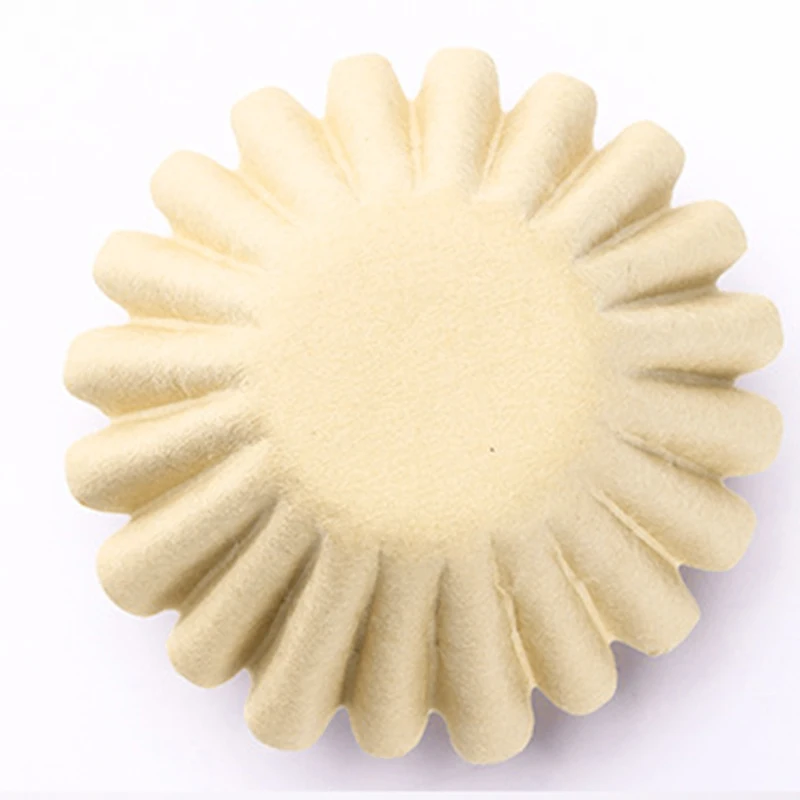 50 шт. натуральный Цветная корзина Кофе фильтры бумага для фильтрации 1 4cups