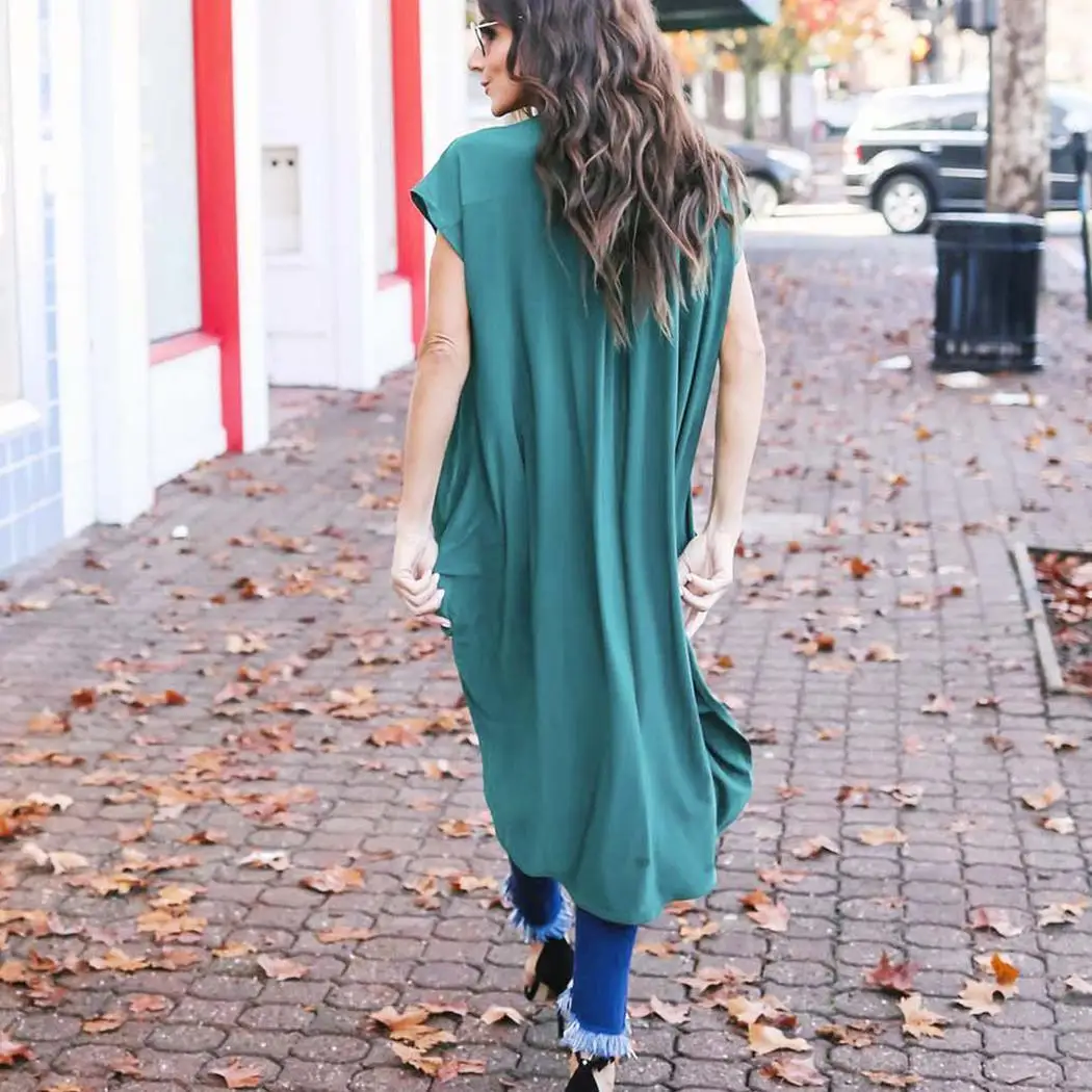 Женская Повседневная блуза с v образным вырезом и коротким рукавом весенняя