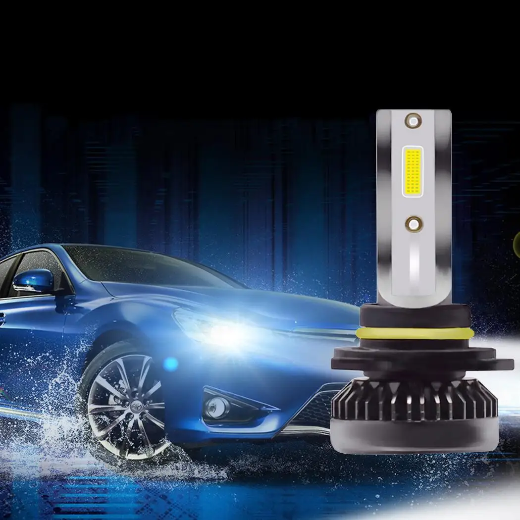 2 шт./компл. Новый мини 9006 HB4 Авто 4000лм мощный COB Plug and Play IP68 Светодиодный светильник