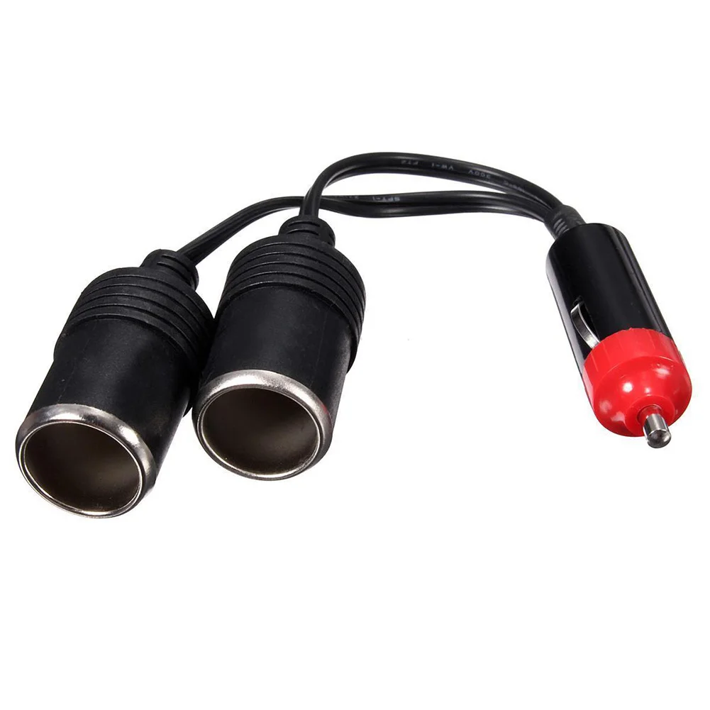Два сдвоенная розетка 12 v Мощность Dc автомобильный прикуриватель Зарядное