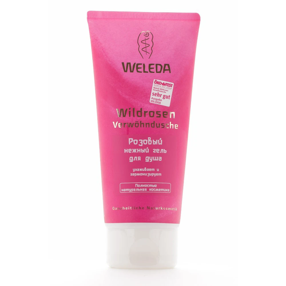 Гель WELEDA розовый нежный для душа 200 мл | Красота и здоровье