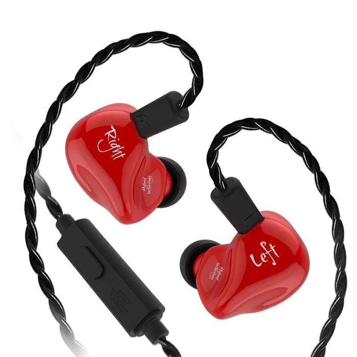 KZ ZS4 HiFi стерео наушники вкладыши с шумоизоляцией Гибридный блок драйвер монитор