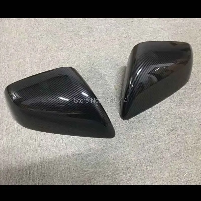 

For 2017-2019 Tesla Model X ABS Black Door Side Wing Rear View Mirror Cover Rearview Mirror Protectors Exterior Car Accessories