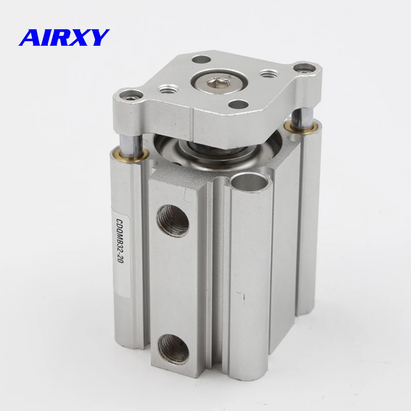 Free Shipping CQMB/CDQMB smc type bore 32/40mm stroke 5-100mm compact rod guide pneumatic cylinder control system CDQMB32-10 |