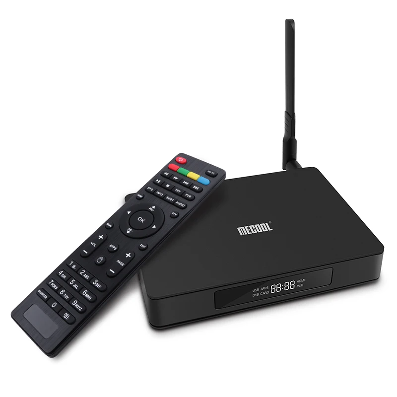 MECOOL K6 DVB S2-T2-C ТВ коробка huawei HiSilicon 2 Гб Оперативная память + 16 Встроенная 4G 5G Wi-Fi USB3.0